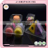 Wholesale Disposable Clear Plastic Clamshell Gift Macaron Packaging Box thumbnail-3