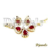 Ruby Diamond Necklace Sets, Bridal Necklace Sets, Indian Bridal Jewellery