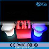 Eco Plastic Remote Control Rechargeable Rgb Color Led Illuminated Ice Bucket