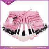 32pcs Pink Synthetic Makeup Brushes Set thumbnail-1