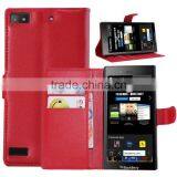 LITCHI TEXTURE Soft Wallet LEATHER Case Stand PU Leather Case For BLACKBERRY Z3 FLIP LEATHER CASE