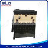 Fishing Tackle Tool Aluminum Fishing Seat Case Wooden Draw and Alum Case thumbnail-3