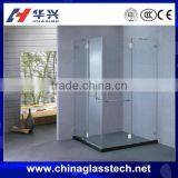 Slding Frameless Glass Extend Shower Door