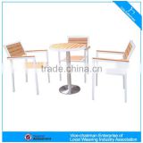 Modern stylish outdoor poly wood dining set