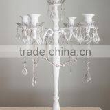 Crystal Hanging Candelabra/ Wedding Crystal Candelabra/wedding Table Candelabra thumbnail-5