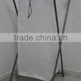 Store More White Foldable X-Frame Laundry Hamper Storage Bag thumbnail-1