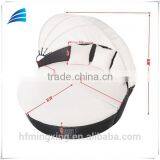 White Outdoor Patio Daybed With Canopy Cover thumbnail-3