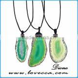 Gift For Wife Mom Natural Agate Necklace Crystal Necklace Stone Agate Jewelry thumbnail-5