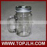 Wide Mouth With Lid Drinking Water Mason Jar thumbnail-1