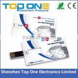 Custom Logo 4gb Credit Card Usb Flash Drive , Promotional Business Plastic Card USB Flash Stick thumbnail-3
