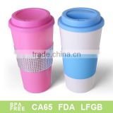 Large capacity coffee mug with diamond band hot selling 450ML