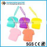 SMALL T-SHIRT FORM SOFT SILICONE CASE/BAG FOR KEY OR CARD thumbnail-4