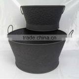 Garden Tubs Galvanized Set Of 2 Pcs thumbnail-1