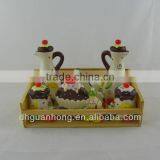 Napkin Holder With Salt And Pepper Shaker thumbnail-1