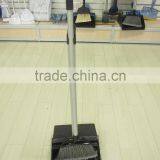 Cheap Plastic Long Handle Lobby Broom With Dustpan Sets thumbnail-2