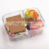 China Cheap Custom Hot Case Plastic Compartment School Lunch Box 2016 thumbnail-3