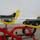 Rubber Wheels 2 Seats Children Tricycle in China thumbnail-4