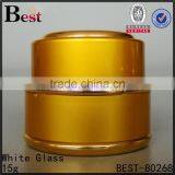 Green Gold Silver Aluminium Cream Jars for Cosmetic Mini Small 5g 10g 15g Aluminum Jar With Metal Aluminum Cap thumbnail-1