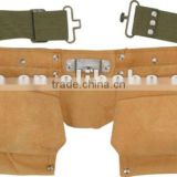 Cow split leather tool belt