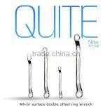 Mirror Surface Double Offset Ring Wrench,anti-rust Spaner Wrench Ring ,ANSI Double Ring Wrench