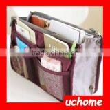UCHOME Nylon Fabric Double Zipper Multifunctional Bag Organizer Cosmetic Bag thumbnail-4
