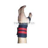 WRIST WRAPS 12 or 14inches Long ELASTIC SUPPORT WEIGHT LIFTING W/THUMB LOOP POWER STRAPS thumbnail-3