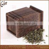 Burned Paulownia Wood Tea Canister Wholesale thumbnail-2