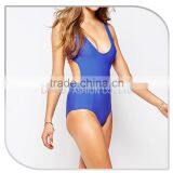 100% Polyester Blue Color Bodysuit Ladies thumbnail-5