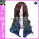 Wholesale Long Straight Wave Mixed Color Spiky Wig thumbnail-6