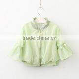 2017 Summer Girls Outdoor Sun-protective Clothing Coat With Pearl Decorative Zipper Pulls thumbnail-2