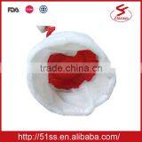 Red Pressure Spring Plush Santa Hat for Chrsitmas Decoration thumbnail-3