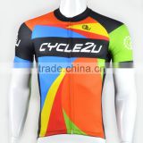 Professional custom made high quality breathable sublimation printing china cycling team jersey