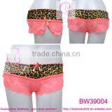 Ladies Fashion Cute Leopard & Lace Short Panties Very Sexy Hot Sale thumbnail-1