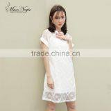 White Lace Dress Patterns 2 Piece Women Set thumbnail-1