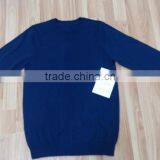 100% Cotton Men's Knitting Round Neck Pullover Sweater(ms0329) thumbnail-1