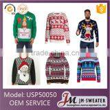 Latest Unisex Christmas Jumpers Ugly Christmas Cotton Sweaters Women thumbnail-1