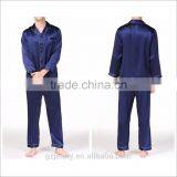 Hot Sell Plain Sleepwear Suit China Silk Pajamas For Men thumbnail-1