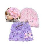 Girl Fashion Lovely Lace Flower Bowknot Cap Children's Baby Hat Princess Headgear 7834 thumbnail-1