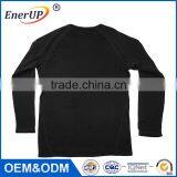 Sport Wear Crew Neck Long Sleeve Moisture Wicking Antibacterial UPF 50+ Shirt Men thumbnail-6