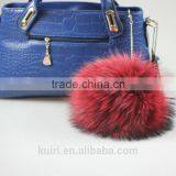 DIY 13cm Real Raccoon Fur Pompoms Fur Balls for Knitted Beanies Keychain and Scarves Shoes Real Fur Pom Pom Wholesale thumbnail-4