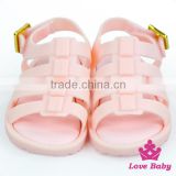 Kids Summer Plain Light Pink Gladiator Little Girl Flattie Snadals Shoes