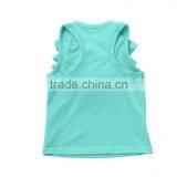 Hot Selling Icing Ruffle Boutique Baby Girl Cotton Lastest Tank Top 2017 Summer thumbnail-6