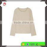 Crew Neck Oversized Sweater Designs for Women With Embroidery Detail on the Neck thumbnail-1