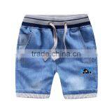 Casual Style Summer Embroidery Boys Denim Shorts thumbnail-1