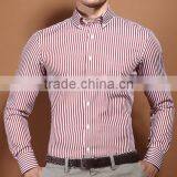 Men Fashion Designer Shirts Delicate Vertical Stripes Shirt Men thumbnail-3