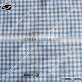 New Fabric Scottish Check Pattern Fabric 4x4mm Light Blue Color Pure Cotton Fabric