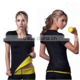 Women Hot Body Shapers Neoprene Slimming Control Vest Sport Yoga T-shirt thumbnail-1