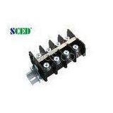 25.00mm 600V 101A PCB Rail Mounted Terminal Blocks With Right Angle Wire Inlet