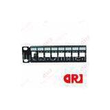 1U Rj45 Cat6/cat5e Patch Panel 24 Port , Rack Mount Metal Empty Patch Panels