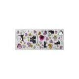 Promotional Japan Style Cats Love Heart Stickers Shinning Colorful PVC Foam Glitter Stickers thumbnail-1